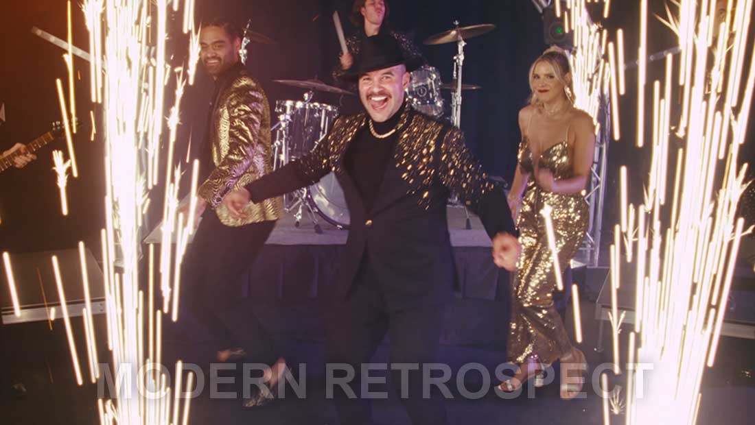 Modern Retrospect Explosive Wedding Band