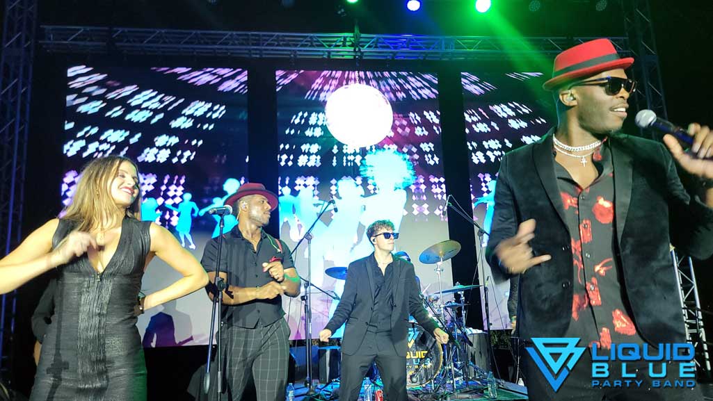Liquid Blue Wedding Show Band