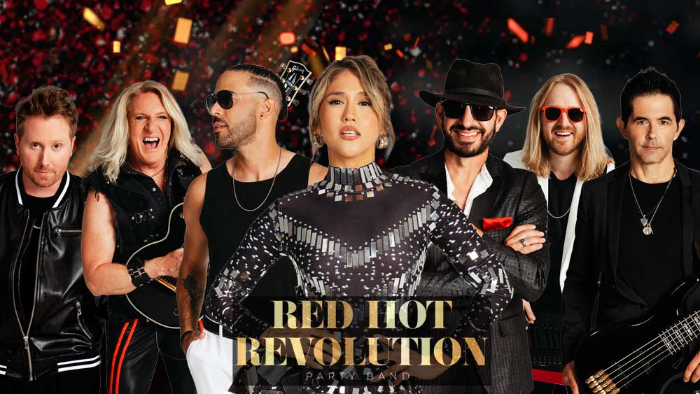 Red Hot Revolution Destination Wedding Band