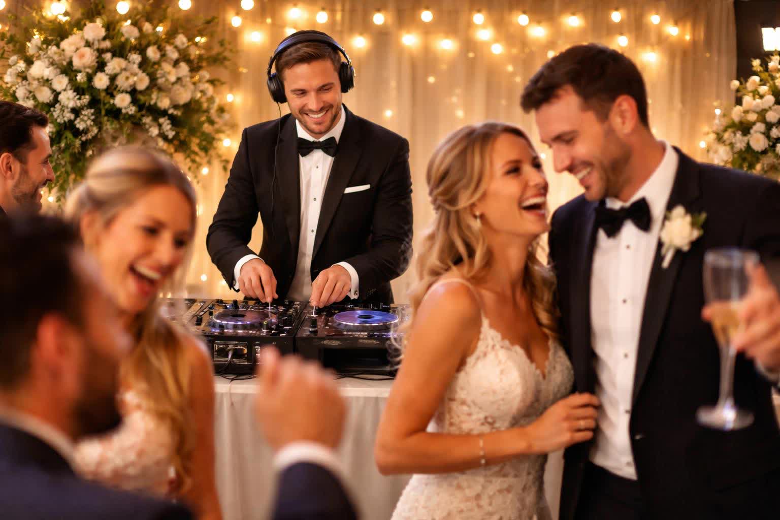 Wedding DJ Playing Dance Music