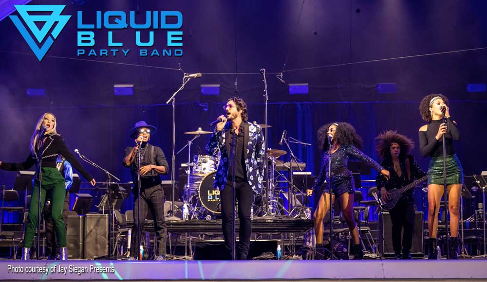 The Engaging Liquid Blue Band