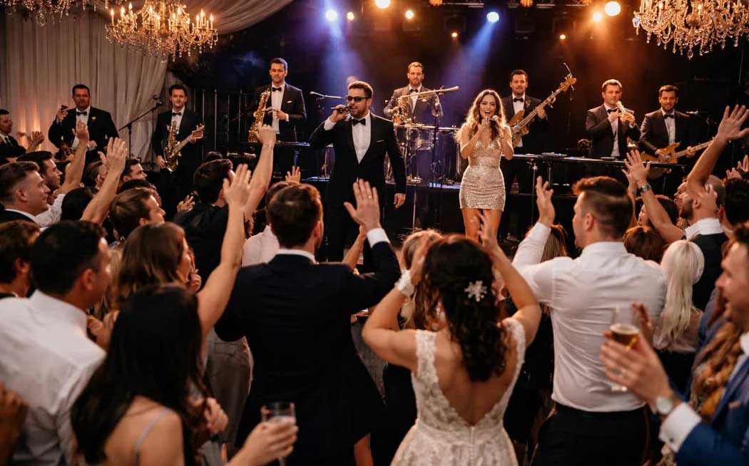 A Live Premium Band Playing Wedding Dance Music