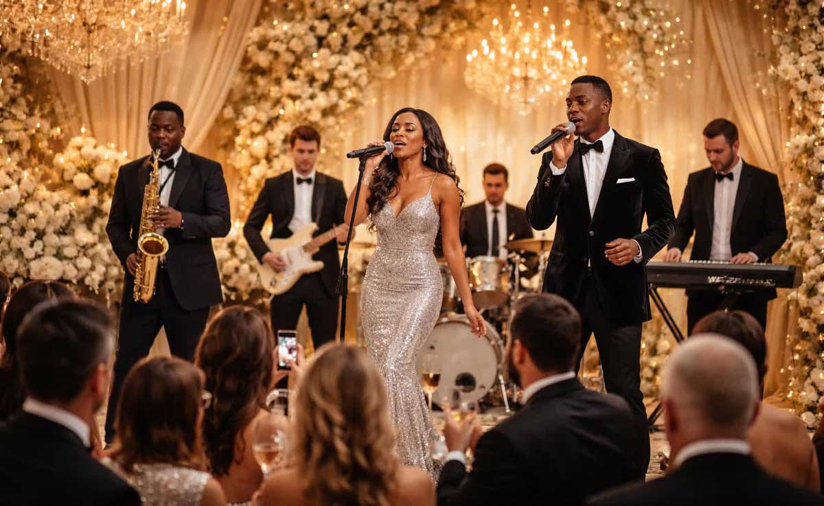 Luxury Wedding Band Matching the Venue and Wedding Style