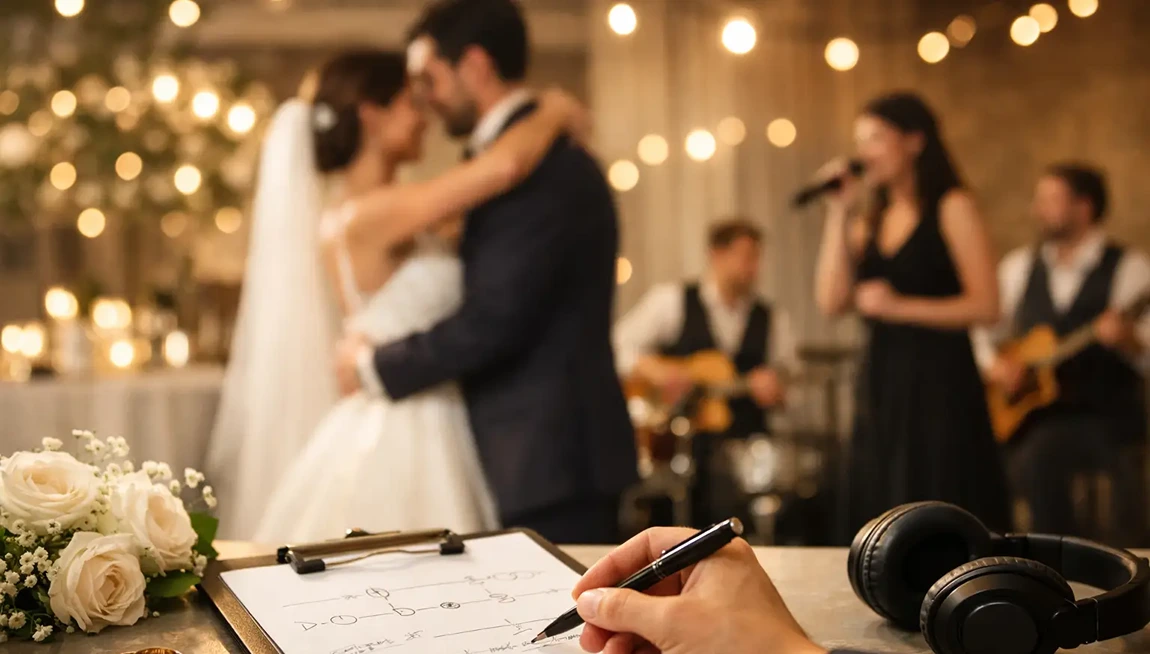 Planning a Live Wedding Music Arc