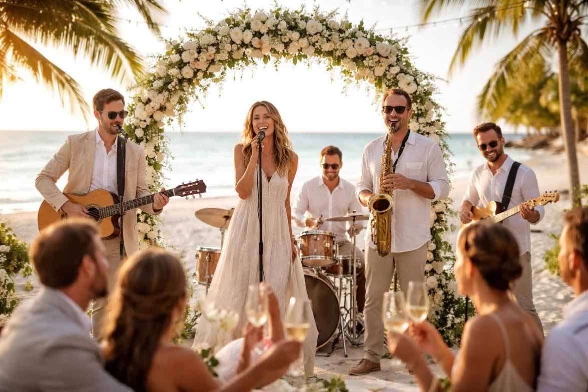 Professional and Experienced Destination Wedding Bands Reduce Risk