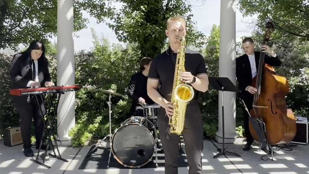 Touchstone Jazz Wedding Quartet for Weddings, Receptions, Rehearsal Dinners, Cocktail Parties, Second Line, and all Wedding Events
