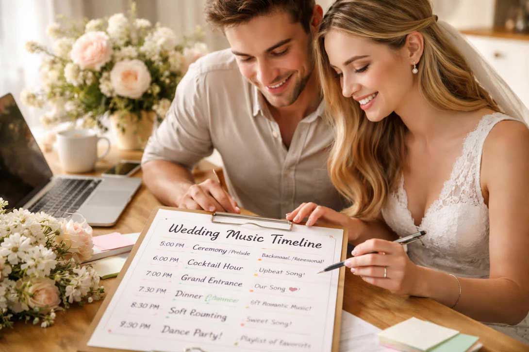A Wedding Couple is Planning Music for their Wedding Day