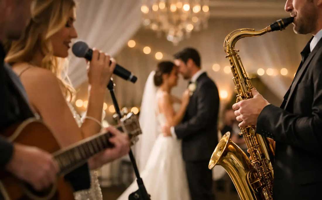 A Bride and Groom's First Dance