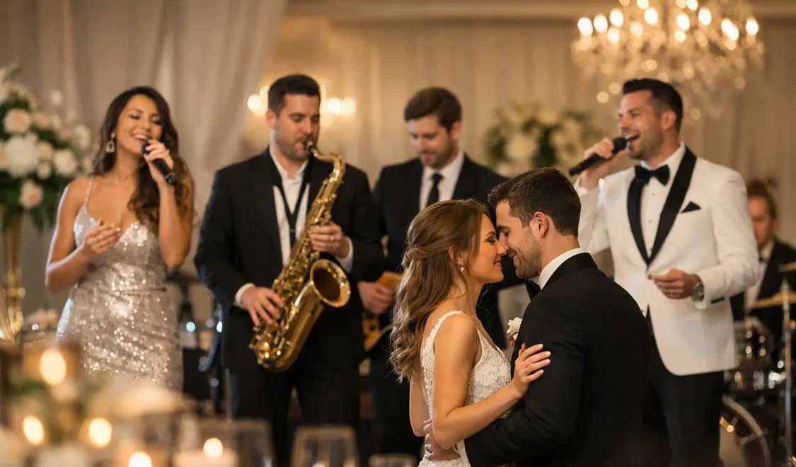 A Luxury Live Wedding Band Helps with Wedding Identity