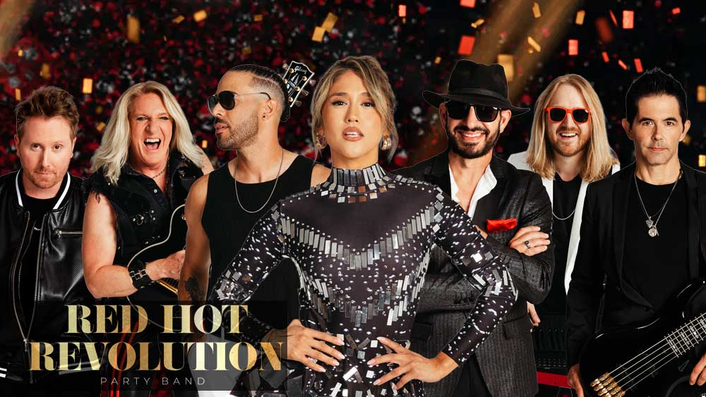 Red Hot Revolution 7-Piece Wedding Band